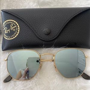 rayban sunglasses rn 3548 • blue/gold • authentic • like new